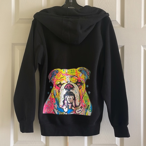 Young Men Street-ware Heavyweight Zipped Fleece Hoodie with Drawstrings. Size S. - Picture 1 of 6